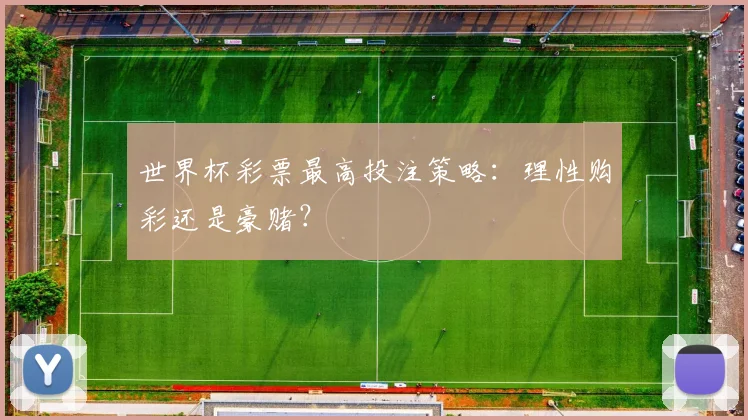 世界杯彩票最高投注策略：理性购彩还是豪赌？